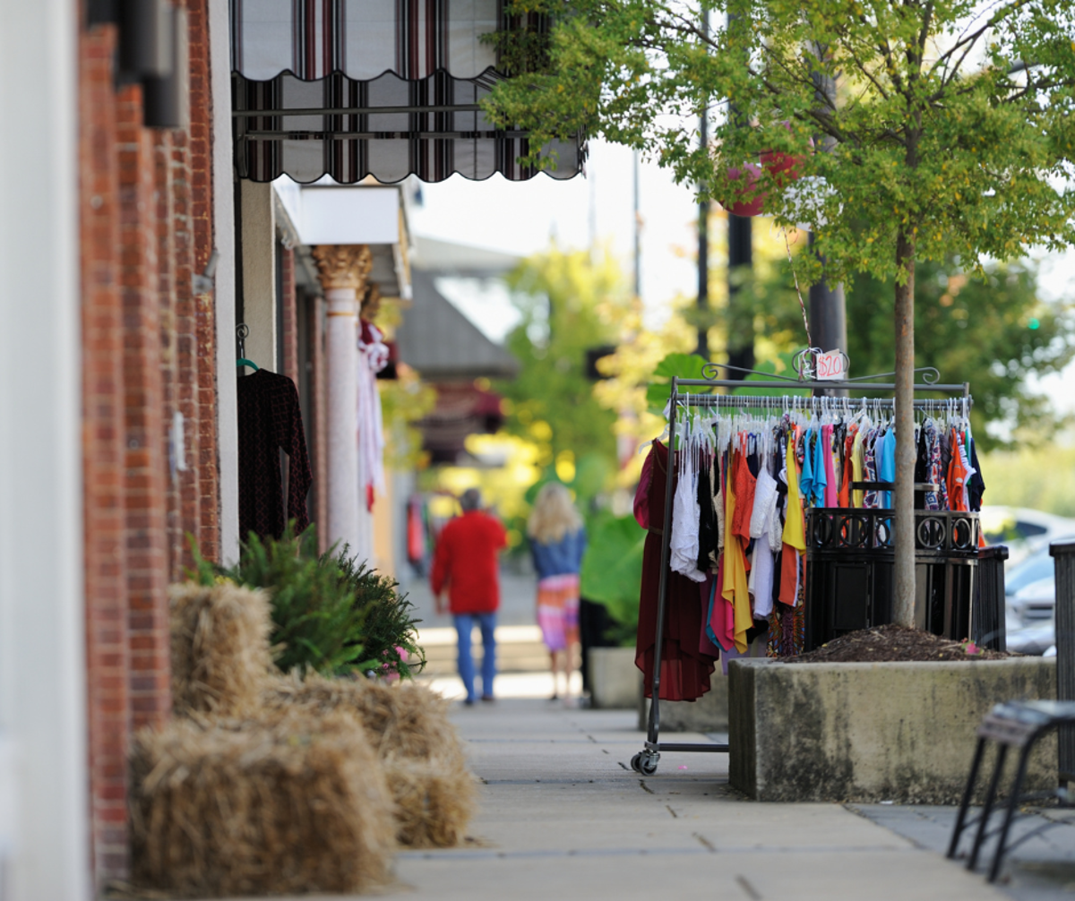 Downtown Laconia in the fall